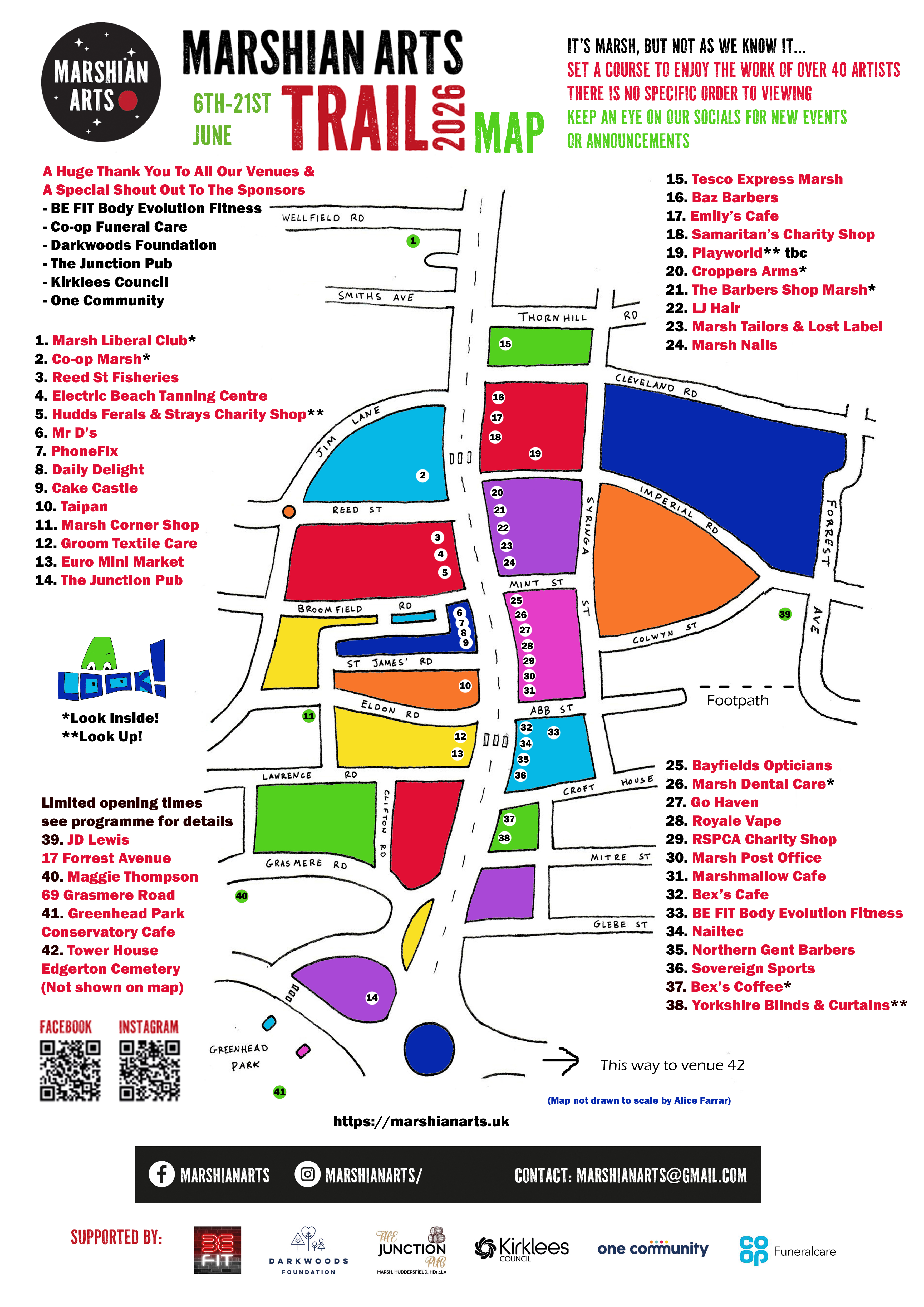 Marshian Arts Trail 2026 (Trail Map)