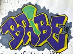 B's art on the Marshian Arts Trail (July 2025)