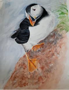 Dominique Loncan's art on the Marshian Arts Trail (July 2025)