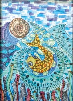 Petra Evison's art on the Marshian Arts Trail (July 2025)
