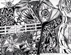 Sam Jay's art on the Marshian Arts Trail (July 2025)